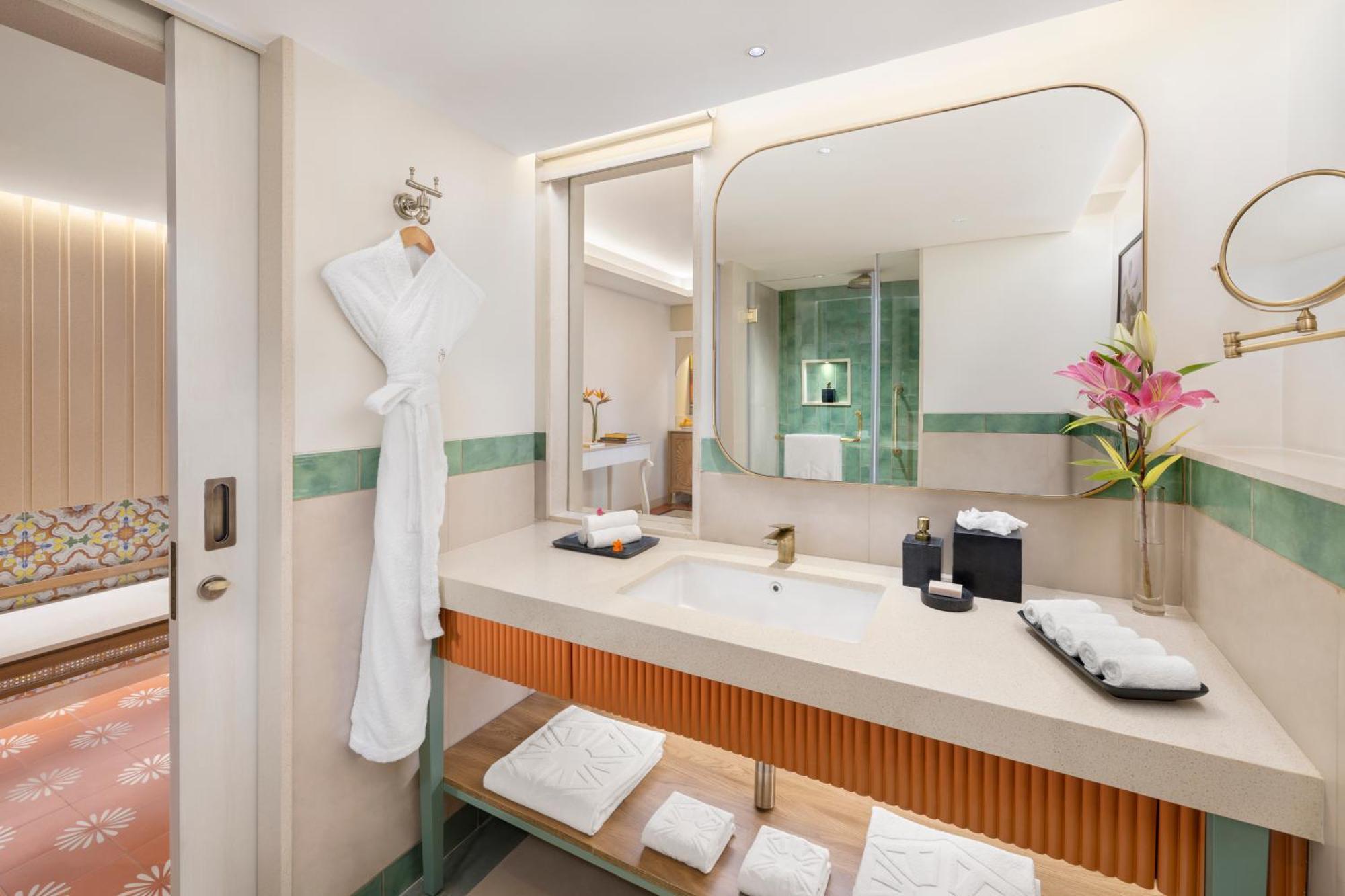 Taj Cidade De Goa Heritage, Goa Santa Cruz ภายนอก รูปภาพ Bathroom