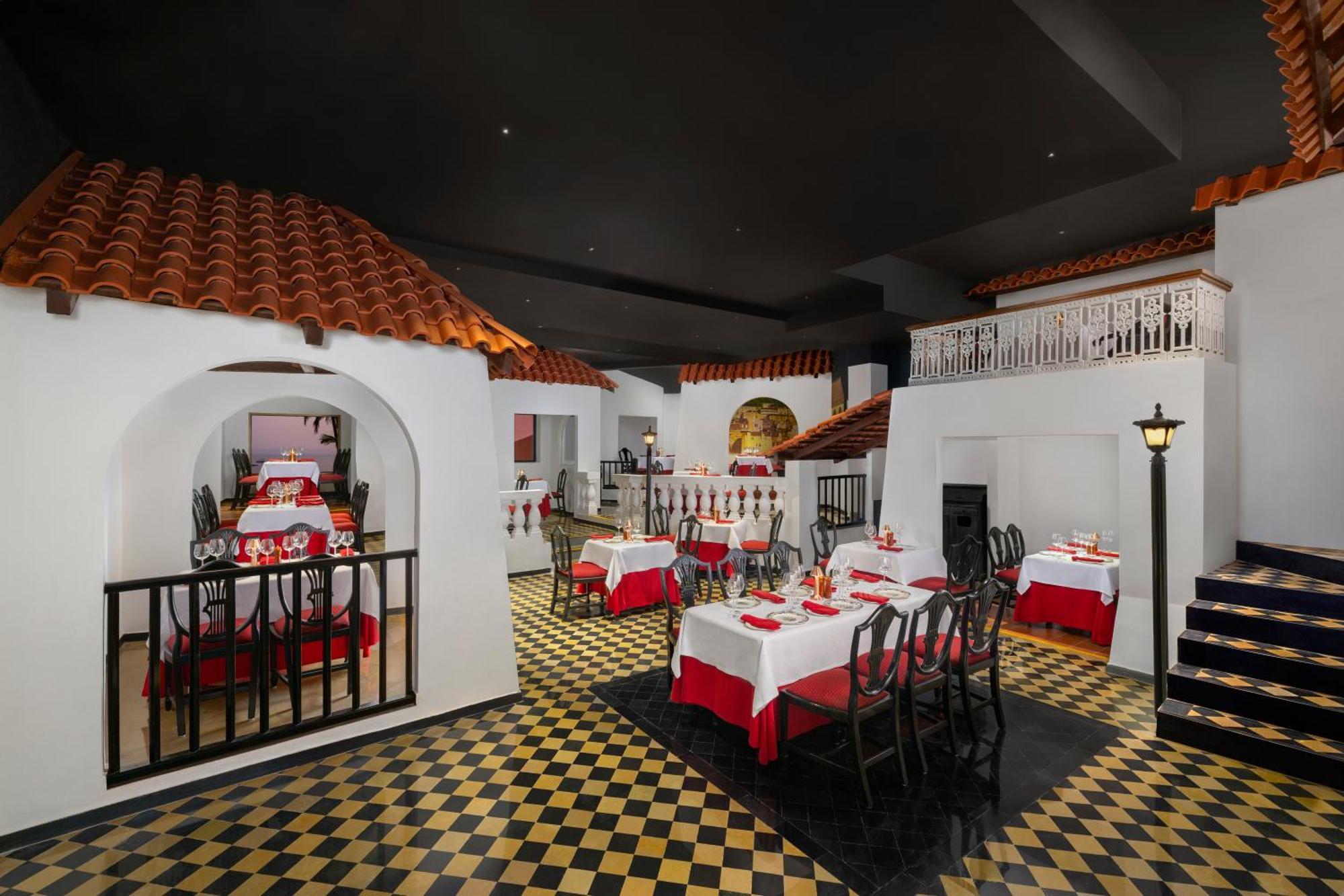 Taj Cidade De Goa Heritage, Goa Santa Cruz ภายนอก รูปภาพ Interior of the restaurant